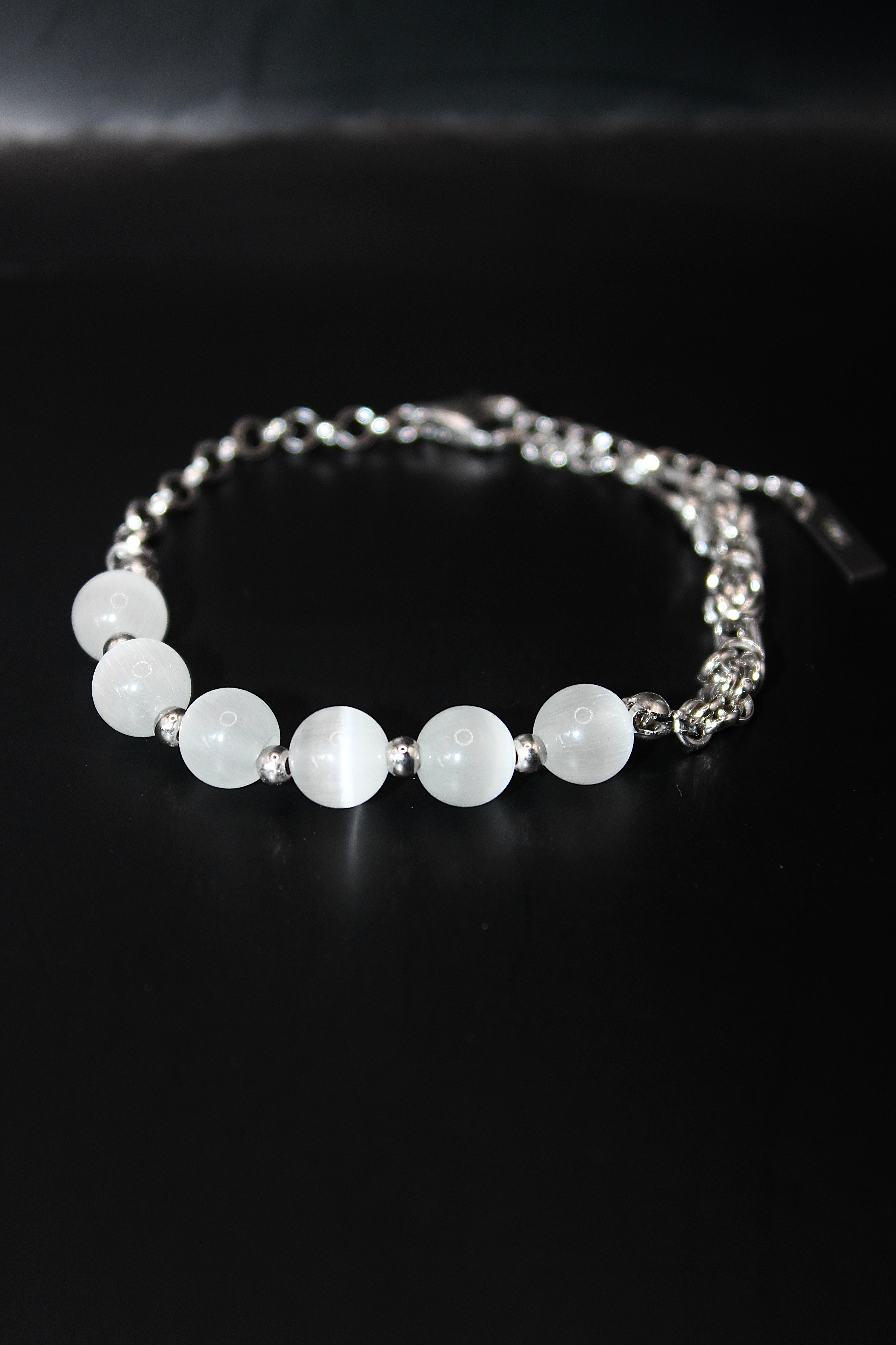 White Apricot Blossom Bracelet