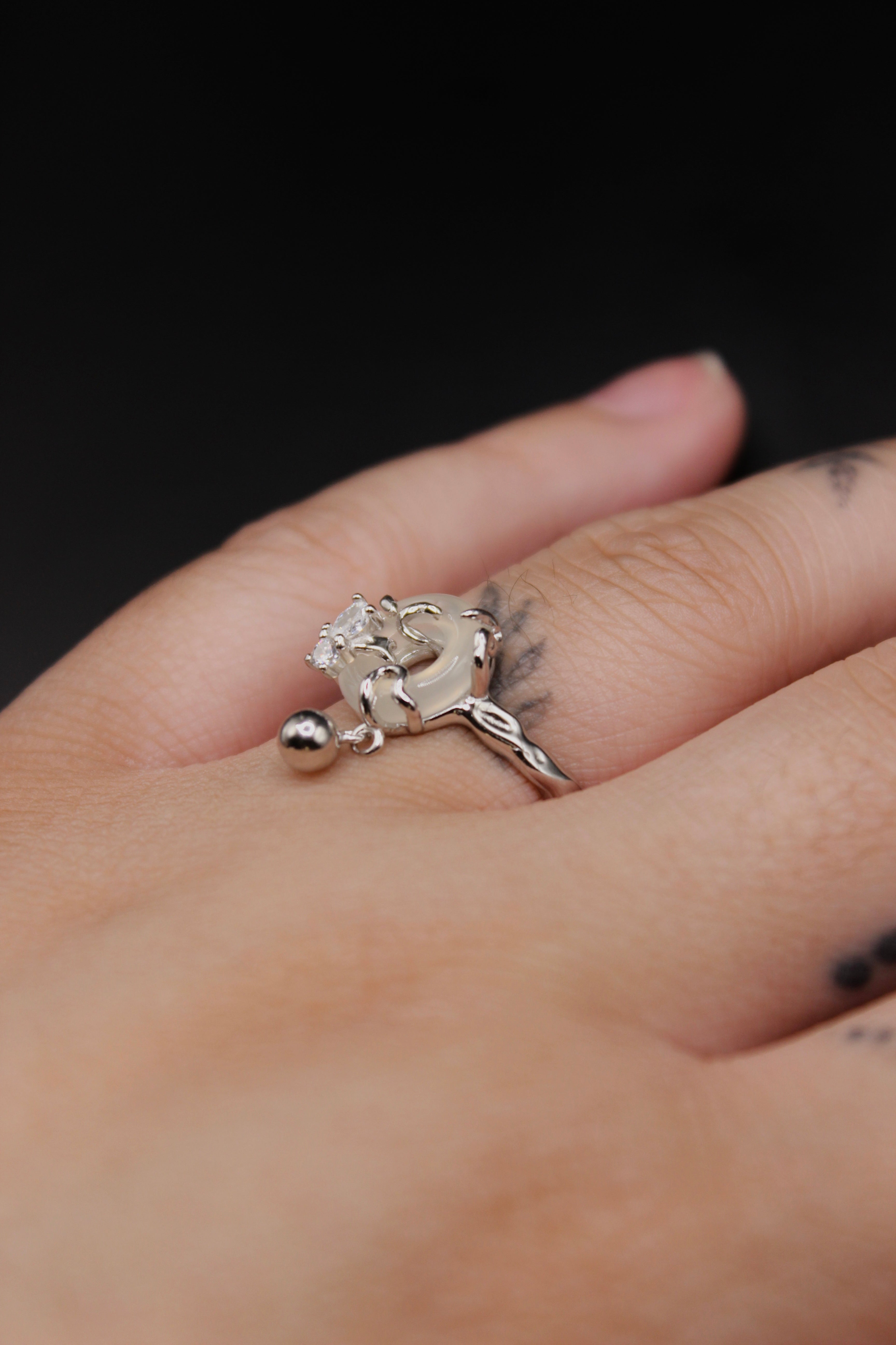 Angel’s Trumpet Jade Ring