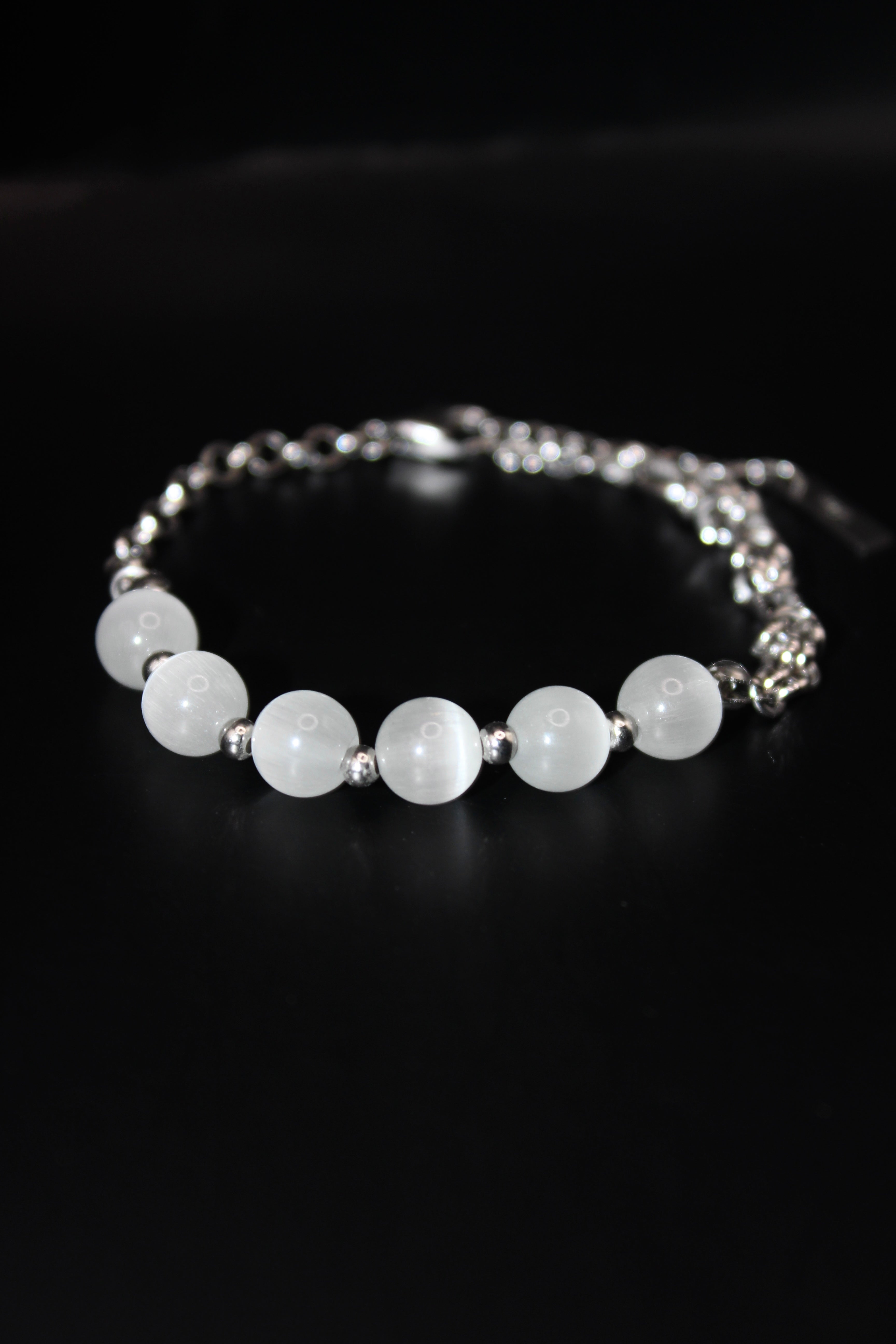 White Apricot Blossom Bracelet