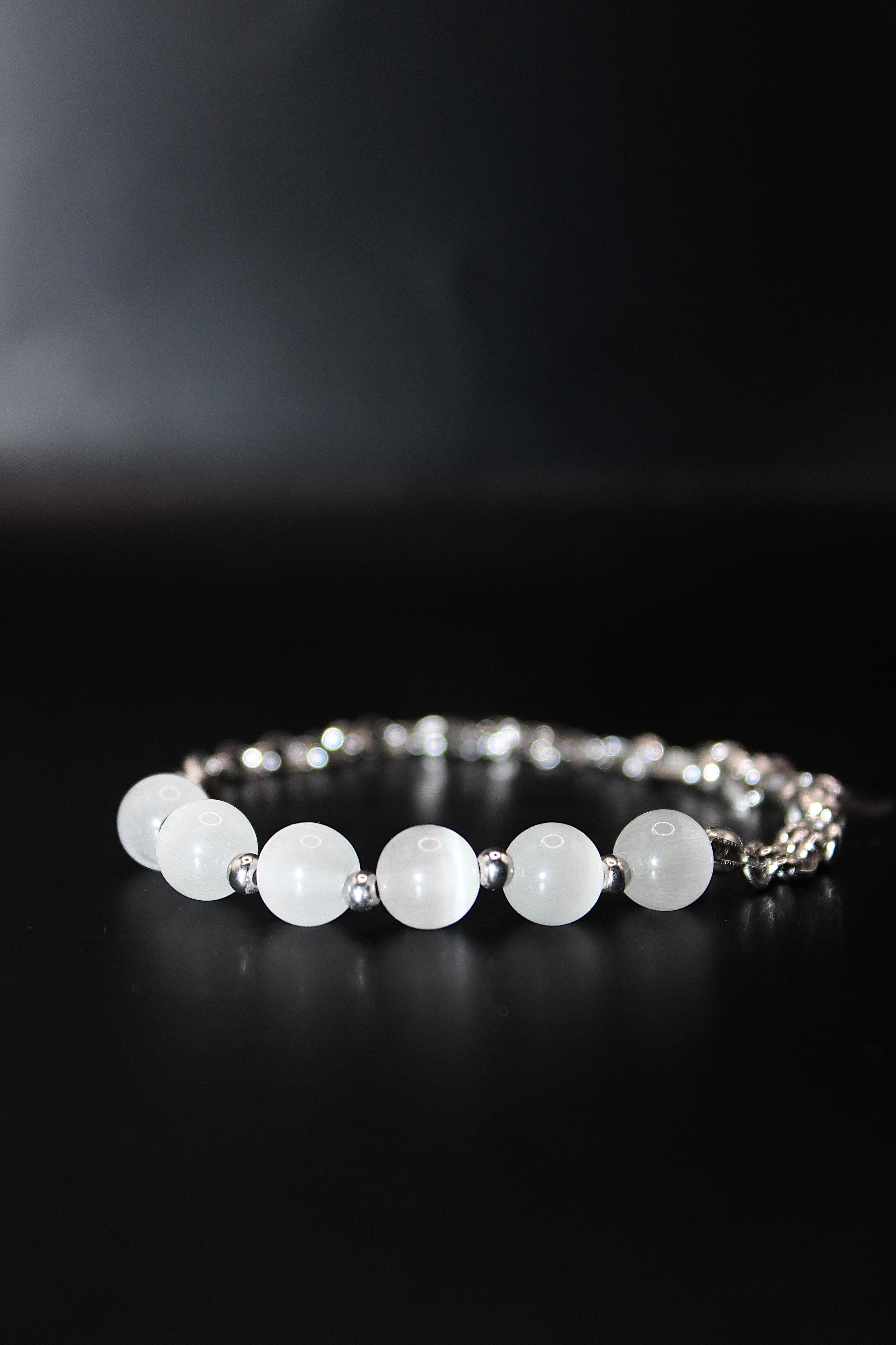 White Apricot Blossom Bracelet