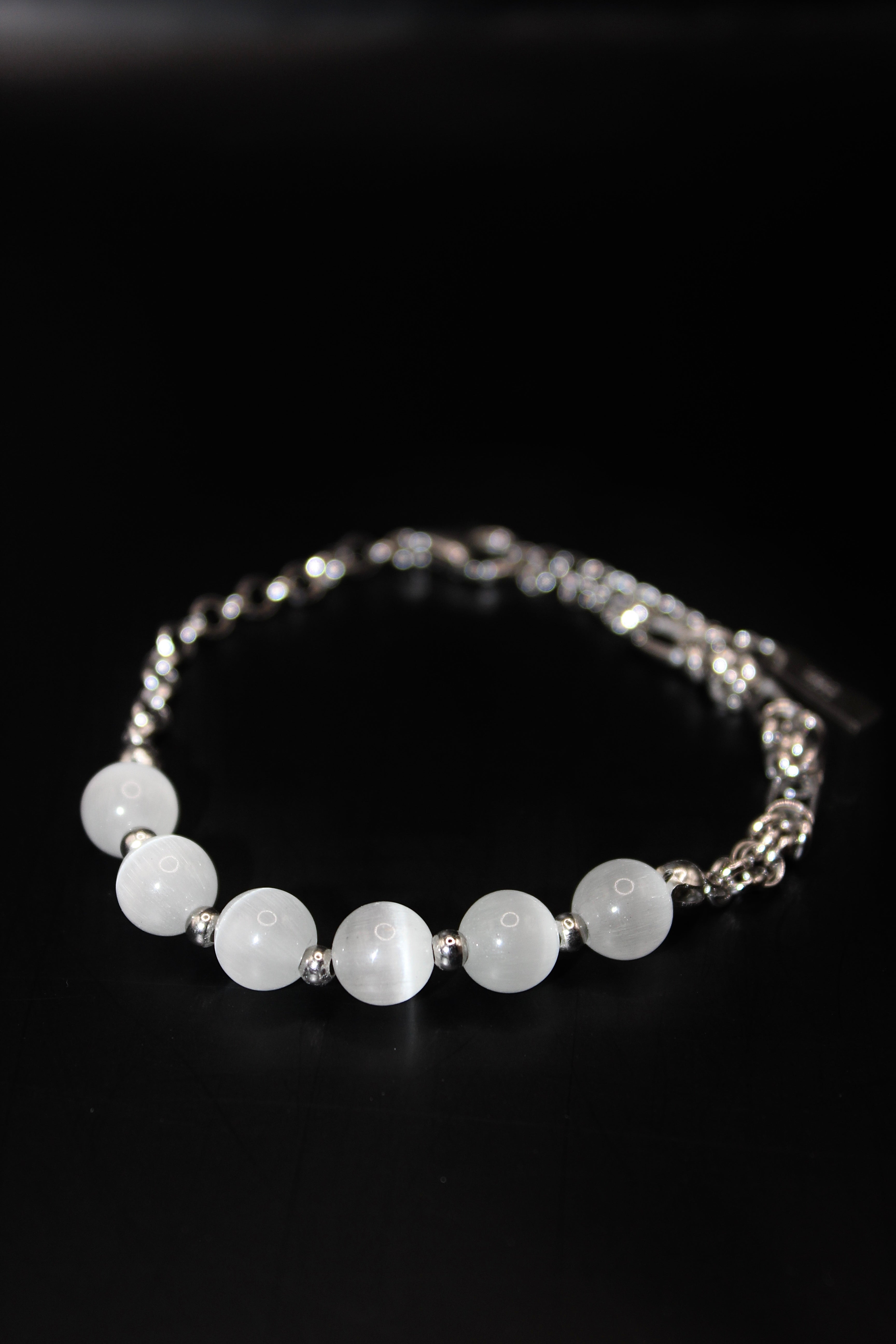 White Apricot Blossom Bracelet