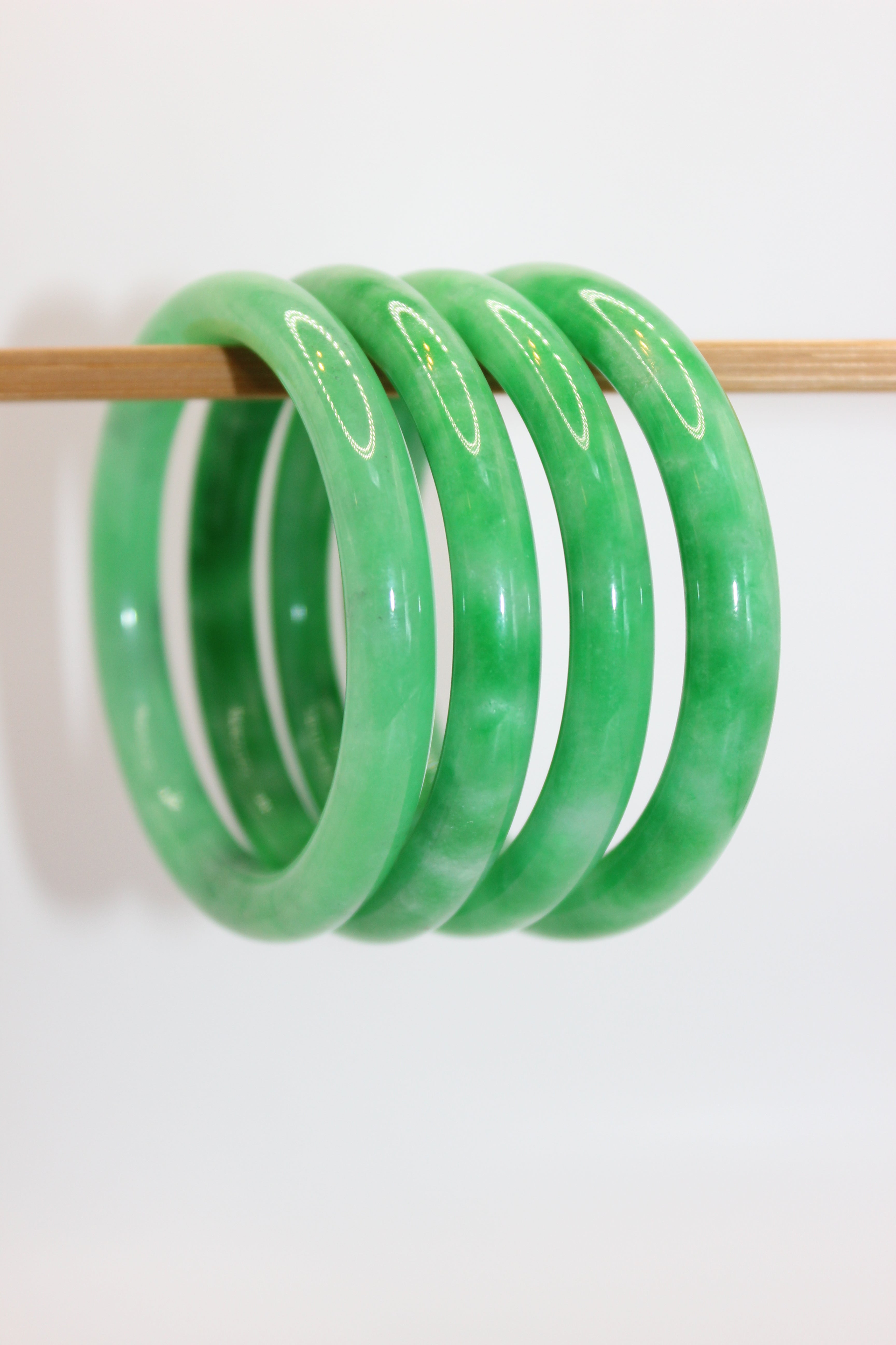 Green Jade Bangles