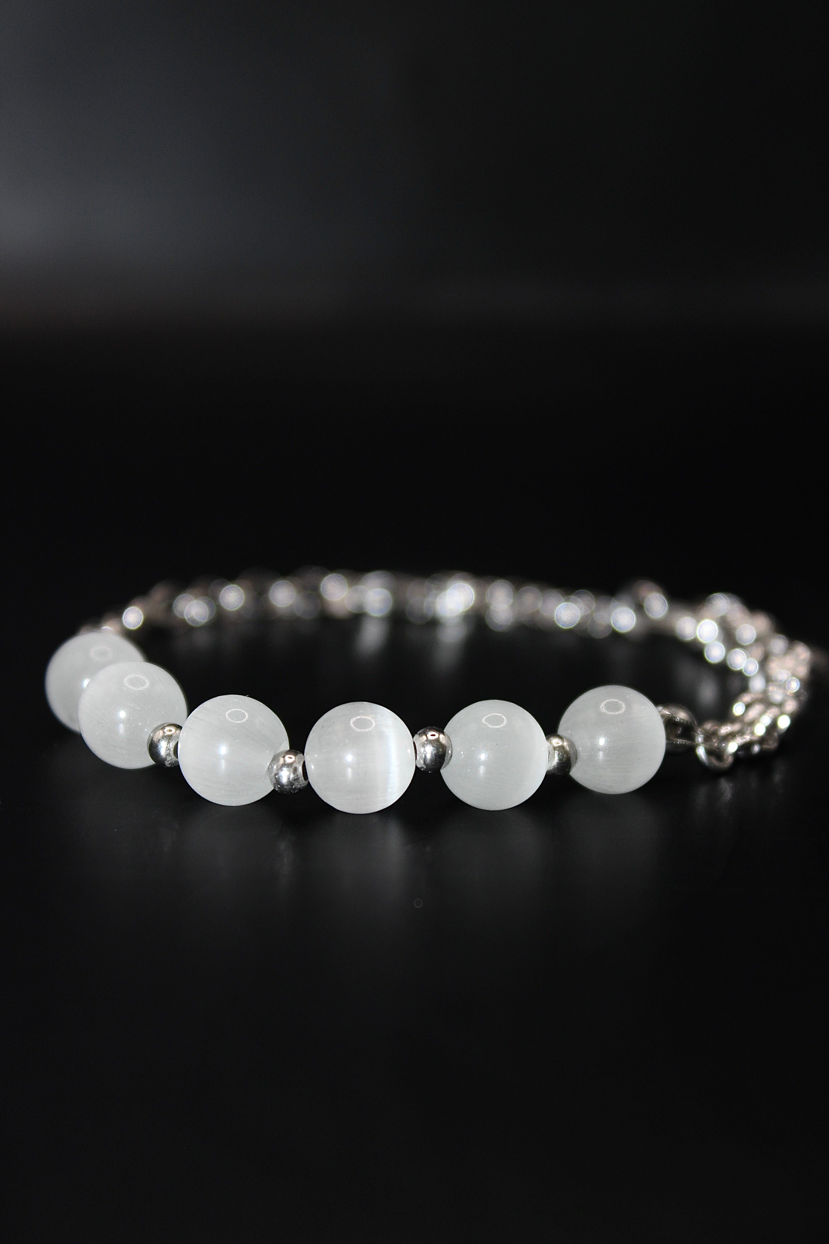 White Apricot Blossom Bracelet