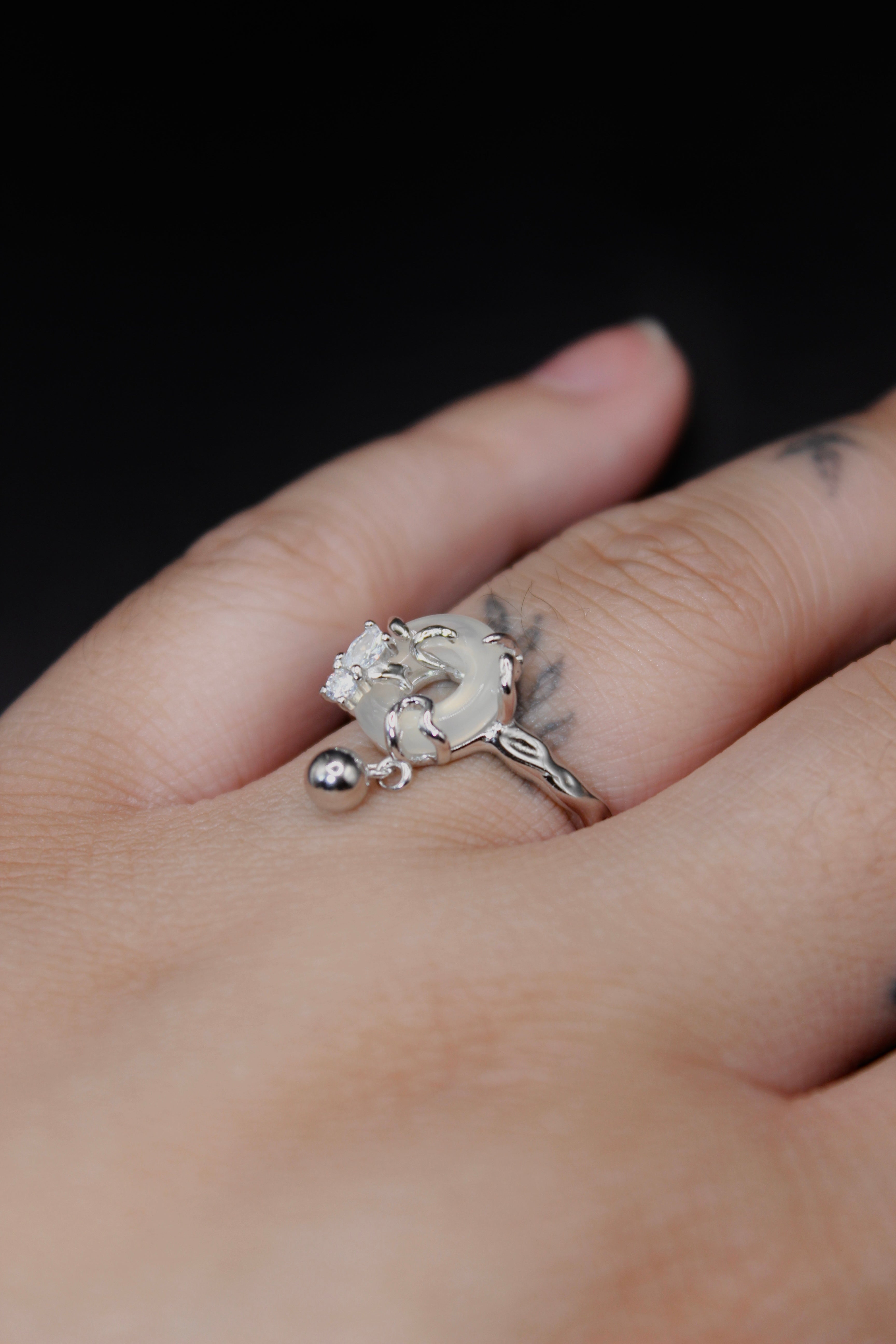 Angel’s Trumpet Jade Ring
