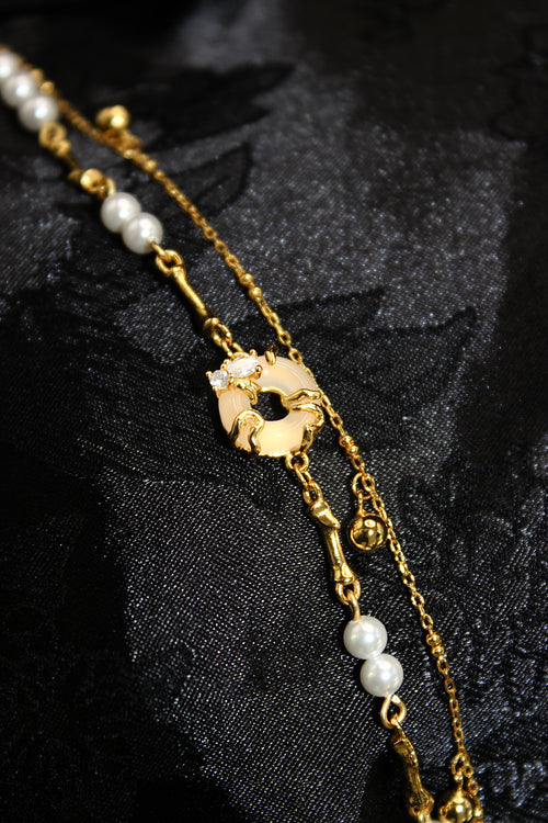 Lonomia Caterpillar Jade Bracelet