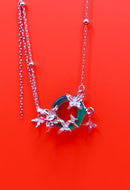 Lantana Camara Jade Necklace - Green Jade