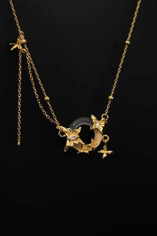 Lantana Camara Jade Necklace