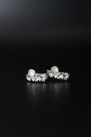 Flower Bed Jade Earrings