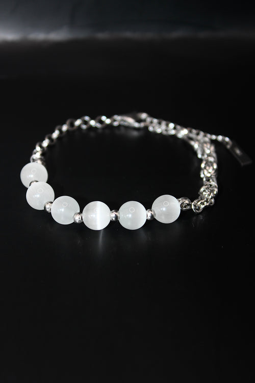 White Apricot Blossom Bracelet