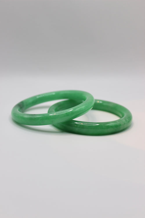 Green Jade Bangles