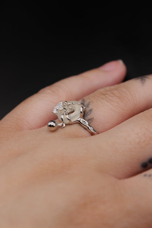 Angel’s Trumpet Jade Ring