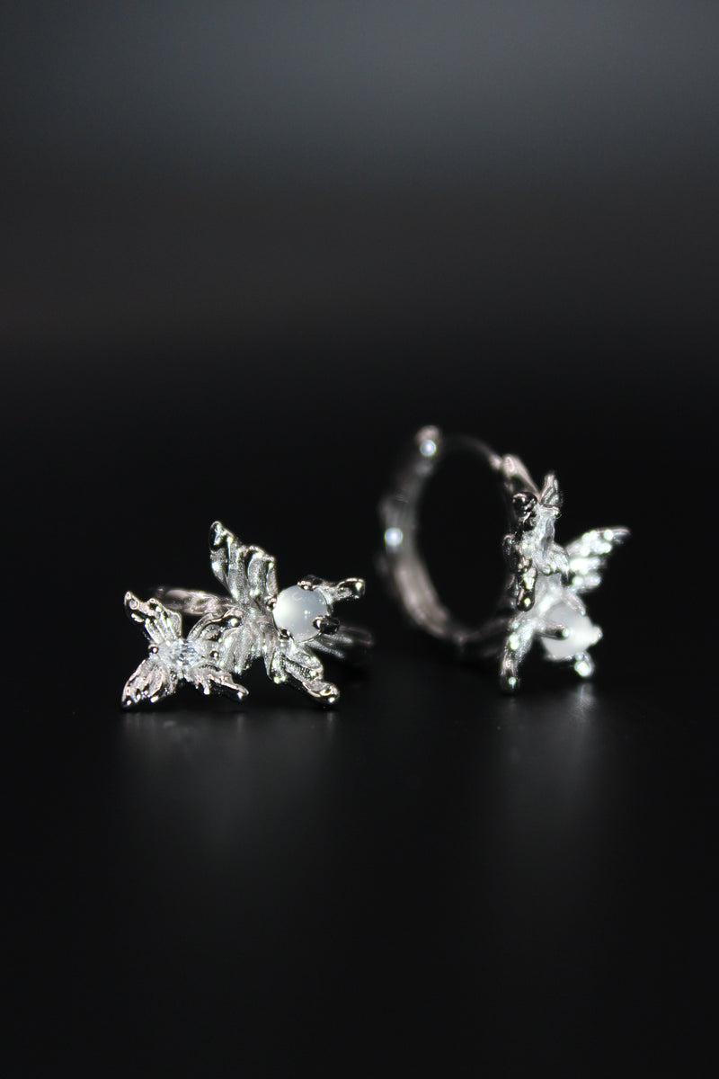 Hanoi Butterfly Hoops Earrings