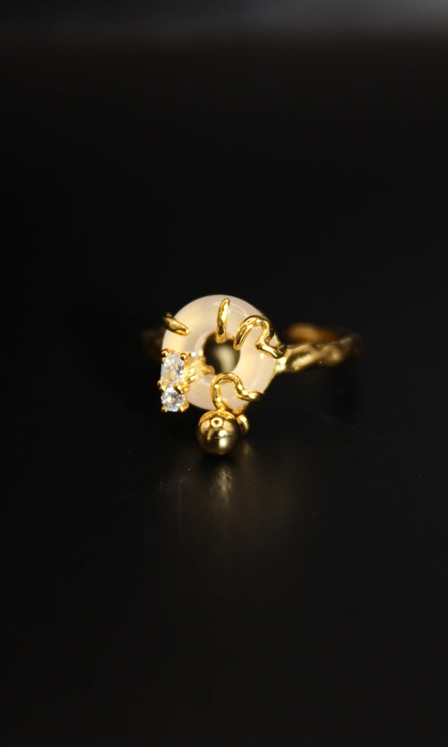 Angel’s Trumpet Jade Ring
