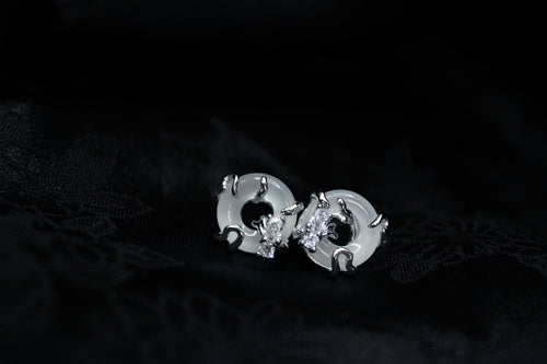 Oleander Jade Earrings