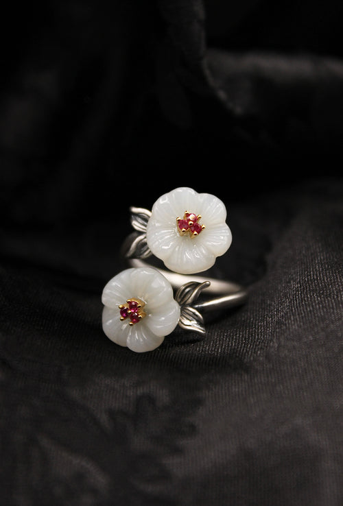 Double Blossom Ring