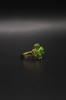 Clover Jade Ring
