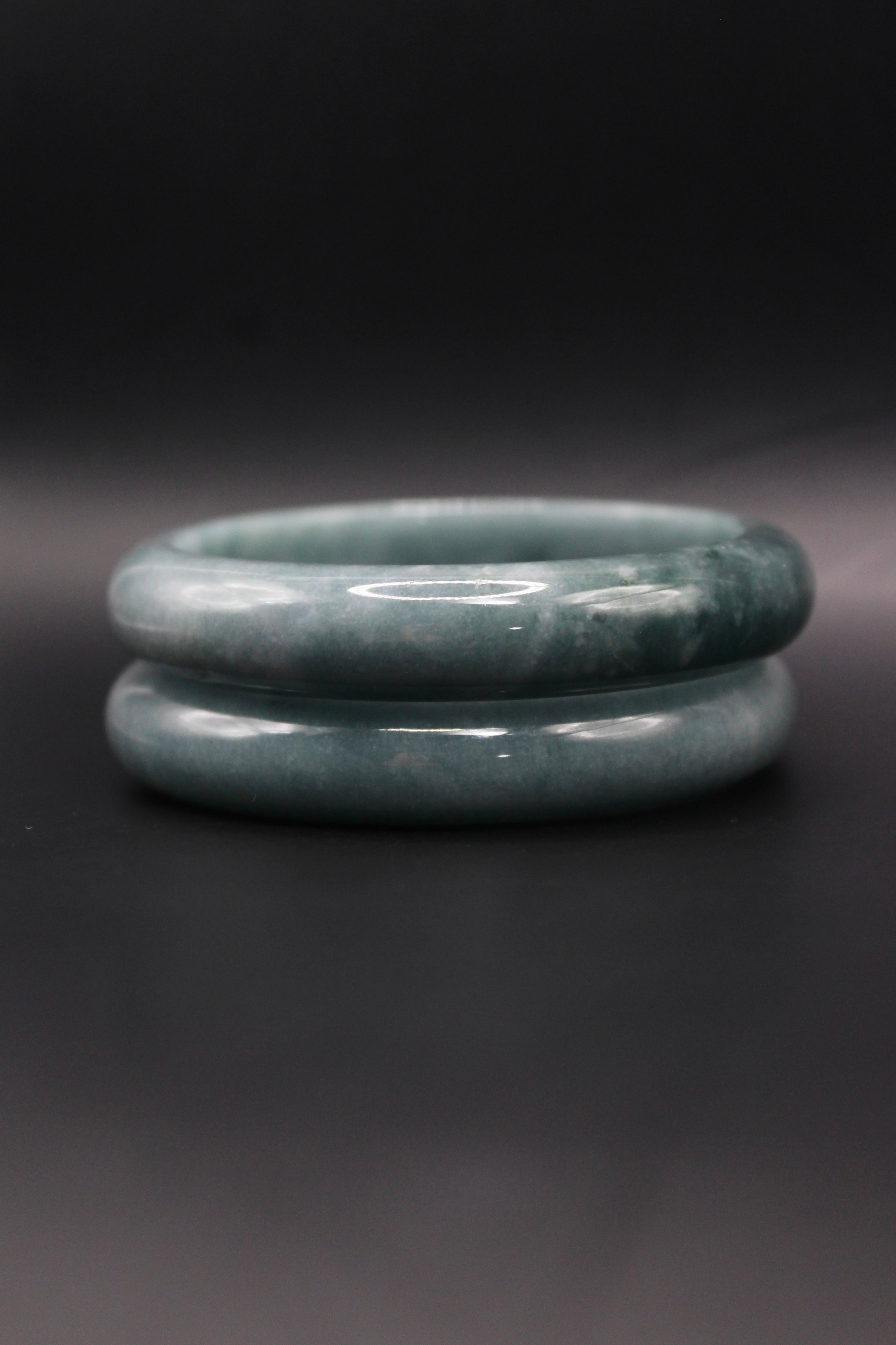 Blue Haze Jade Bangle