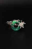 Aconitine Ring - Green Jade