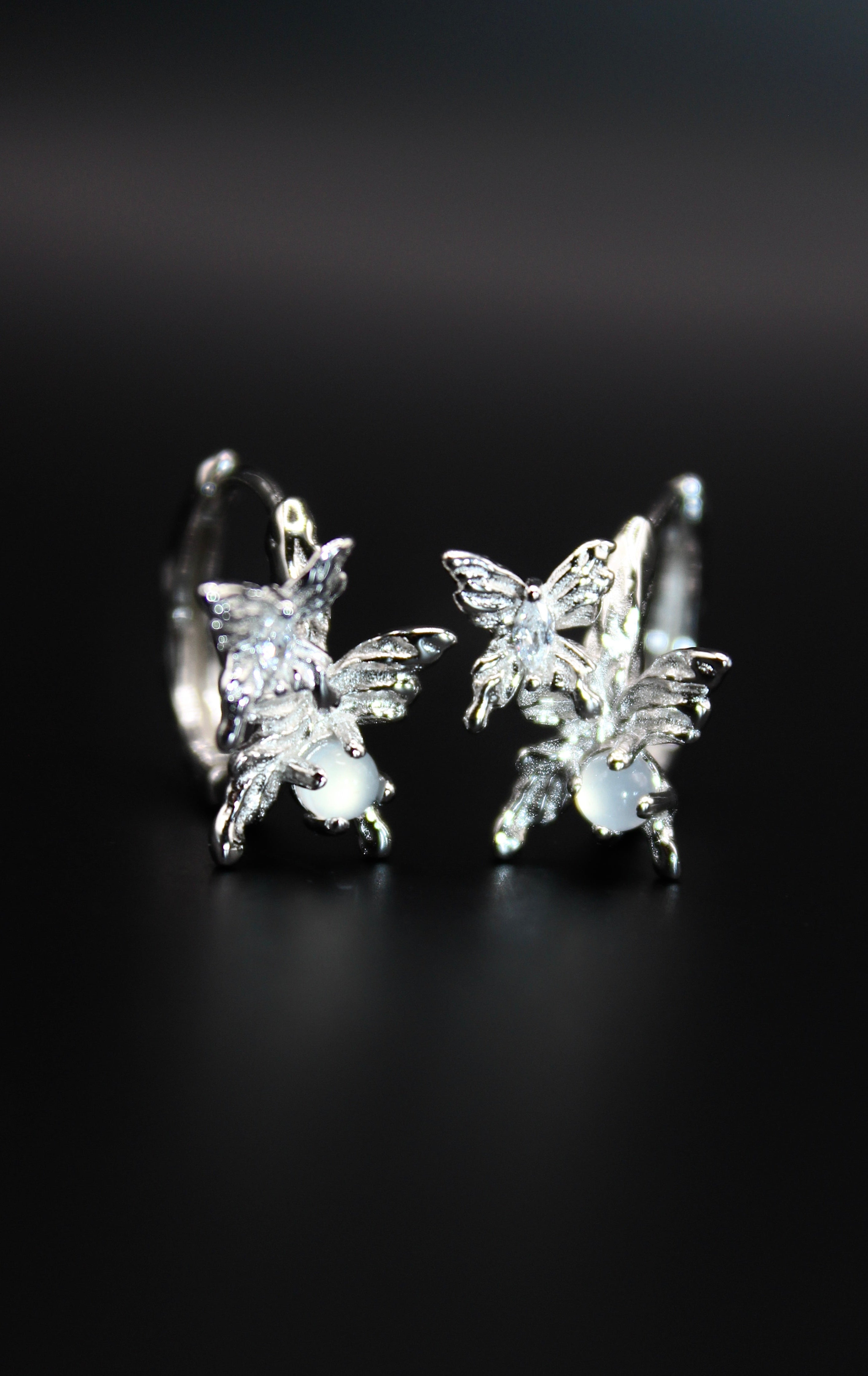 Hanoi Butterfly Hoops Earrings