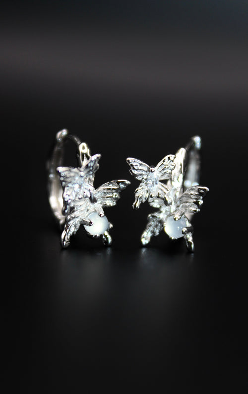 Hanoi Butterfly Hoops Earrings
