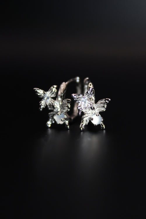 Hanoi Butterfly Hoops Earrings