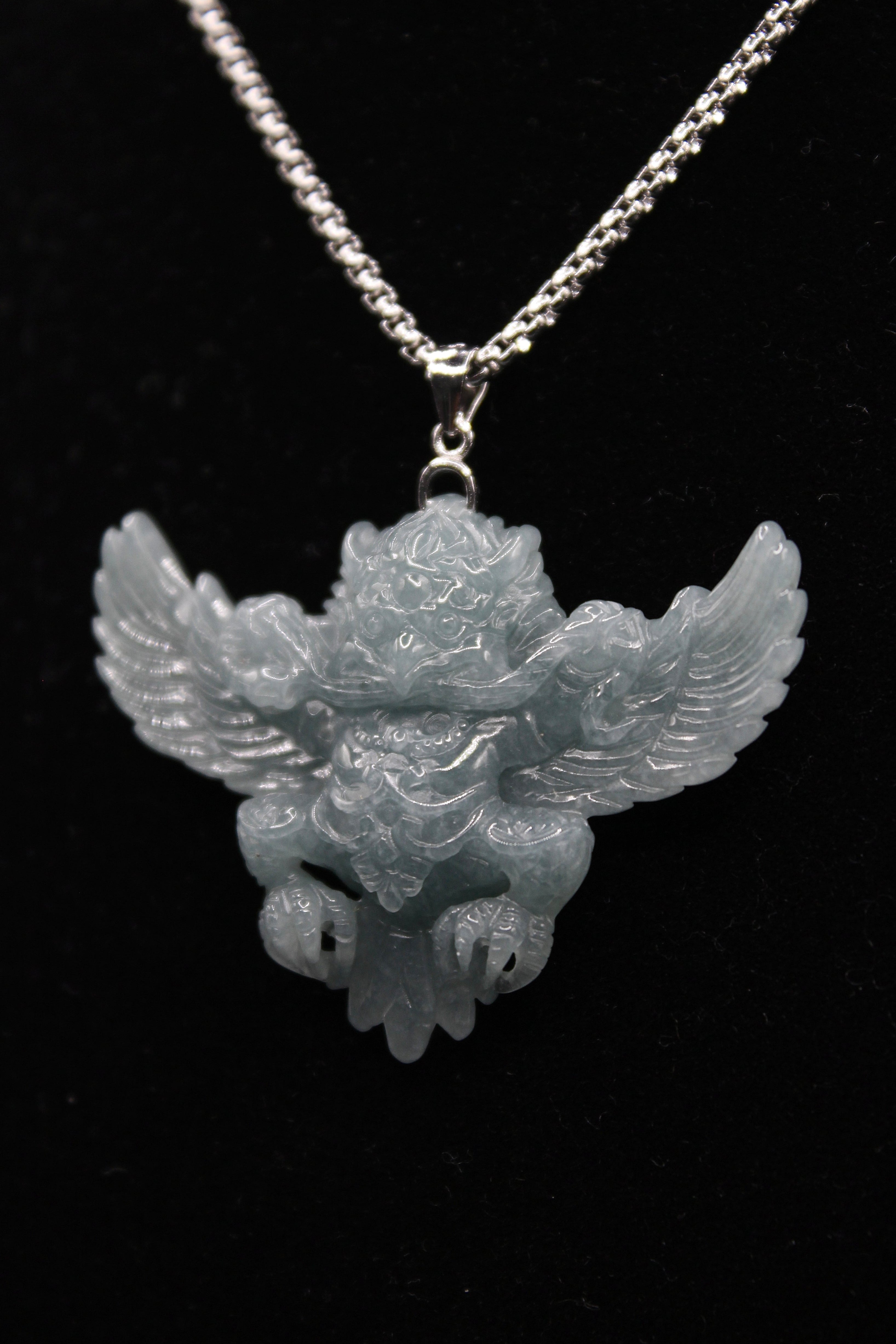 Garuda Jade Pendant Necklace