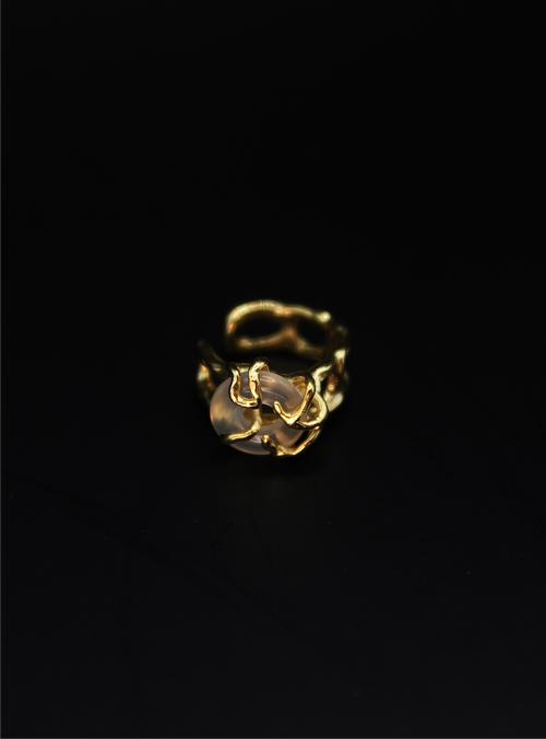 Datura Jade Ear Cuff