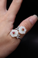 Double Blossom Ring