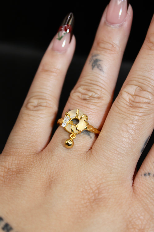 Angel’s Trumpet Jade Ring