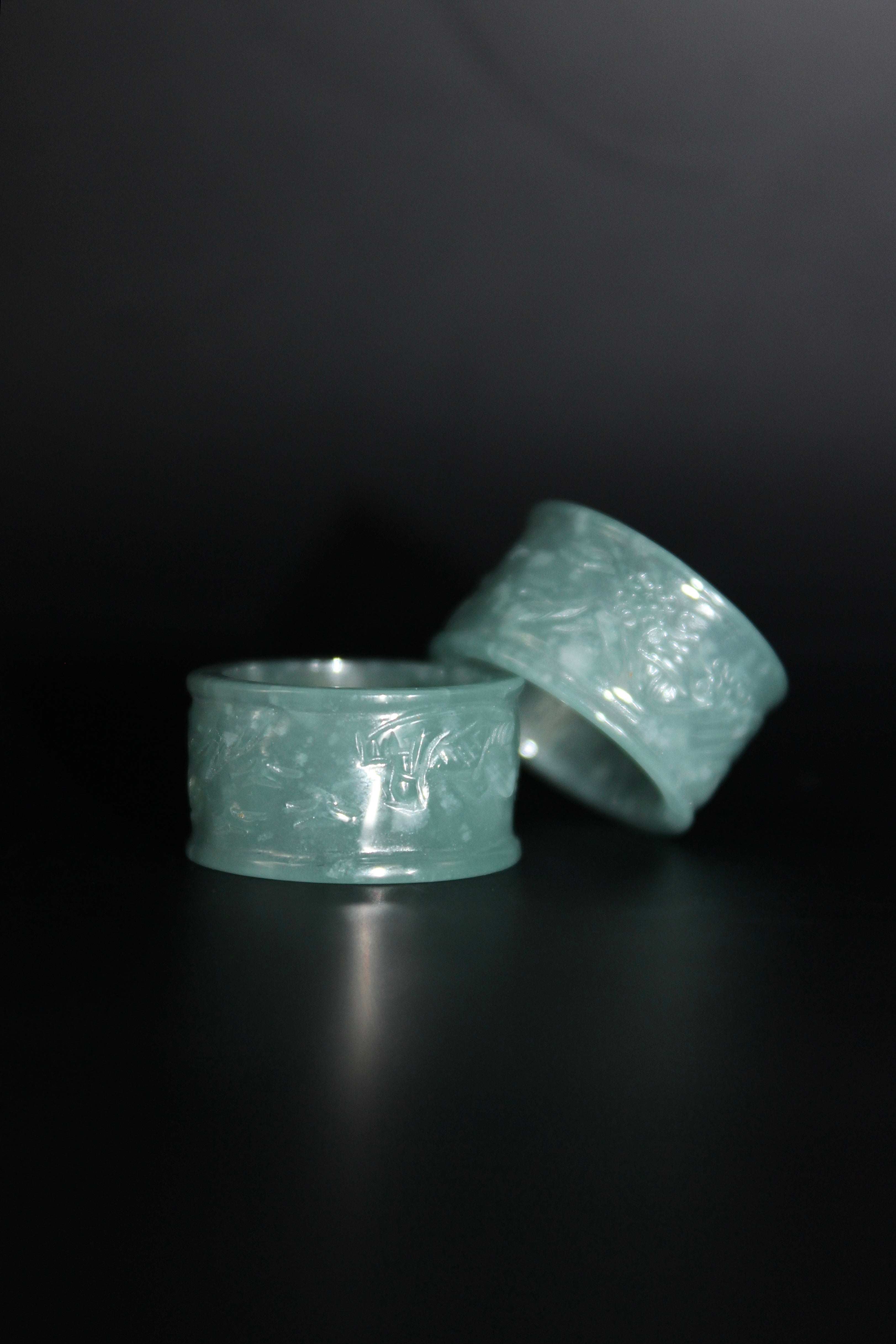 Landscape Jade Ring