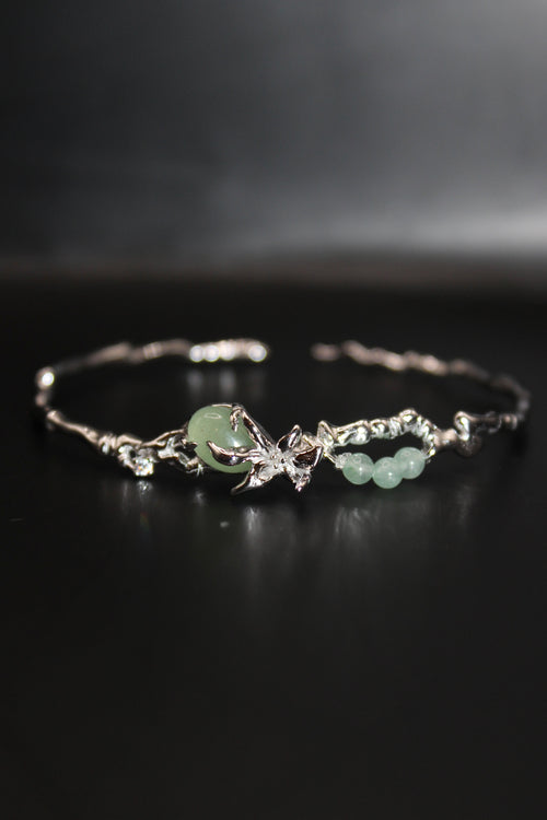 Mekong Rice Blossom Cuff