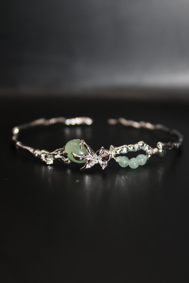 Mekong Rice Blossom Cuff