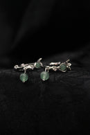 Lotus Root Dangle Earrings