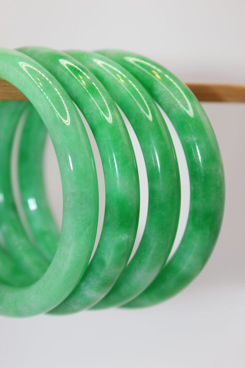 Green Jade Bangles