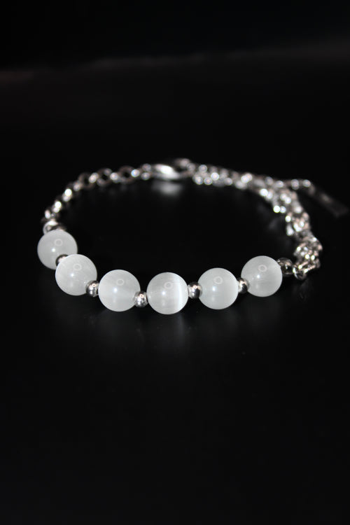 White Apricot Blossom Bracelet