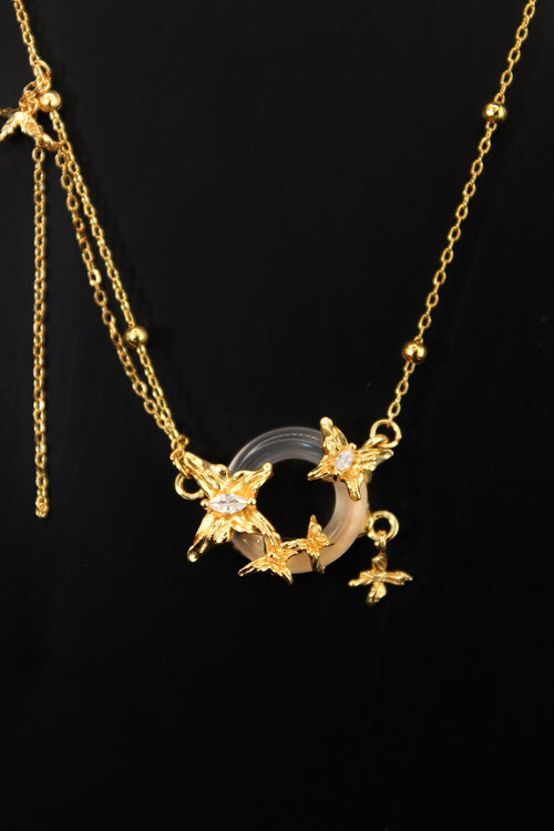 Lantana Camara Jade Necklace