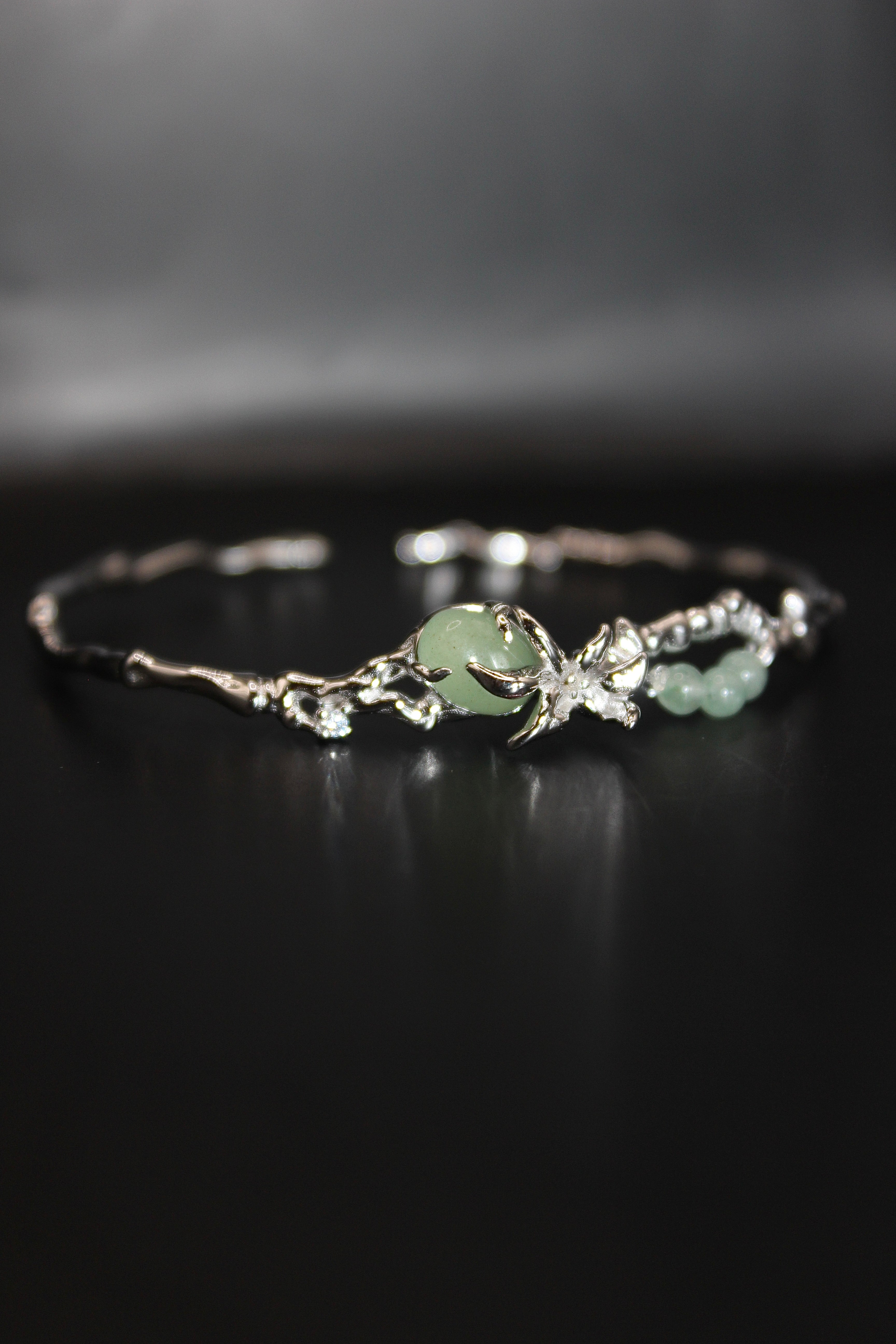 Mekong Rice Blossom Cuff