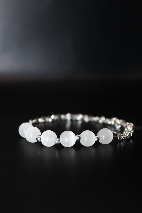White Apricot Blossom Bracelet