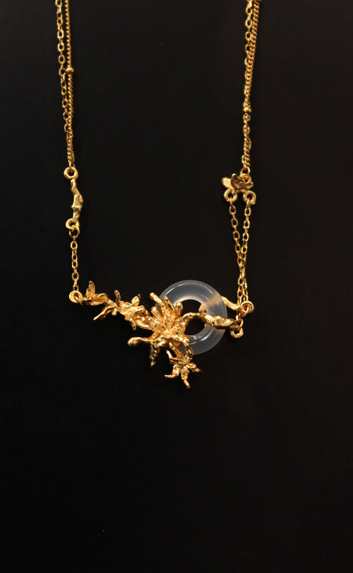 Lion Fish Jade Necklace