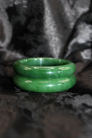 Thick Green Jade Bangle