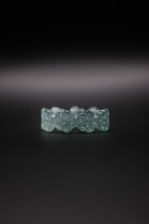 Flower Jade Ring