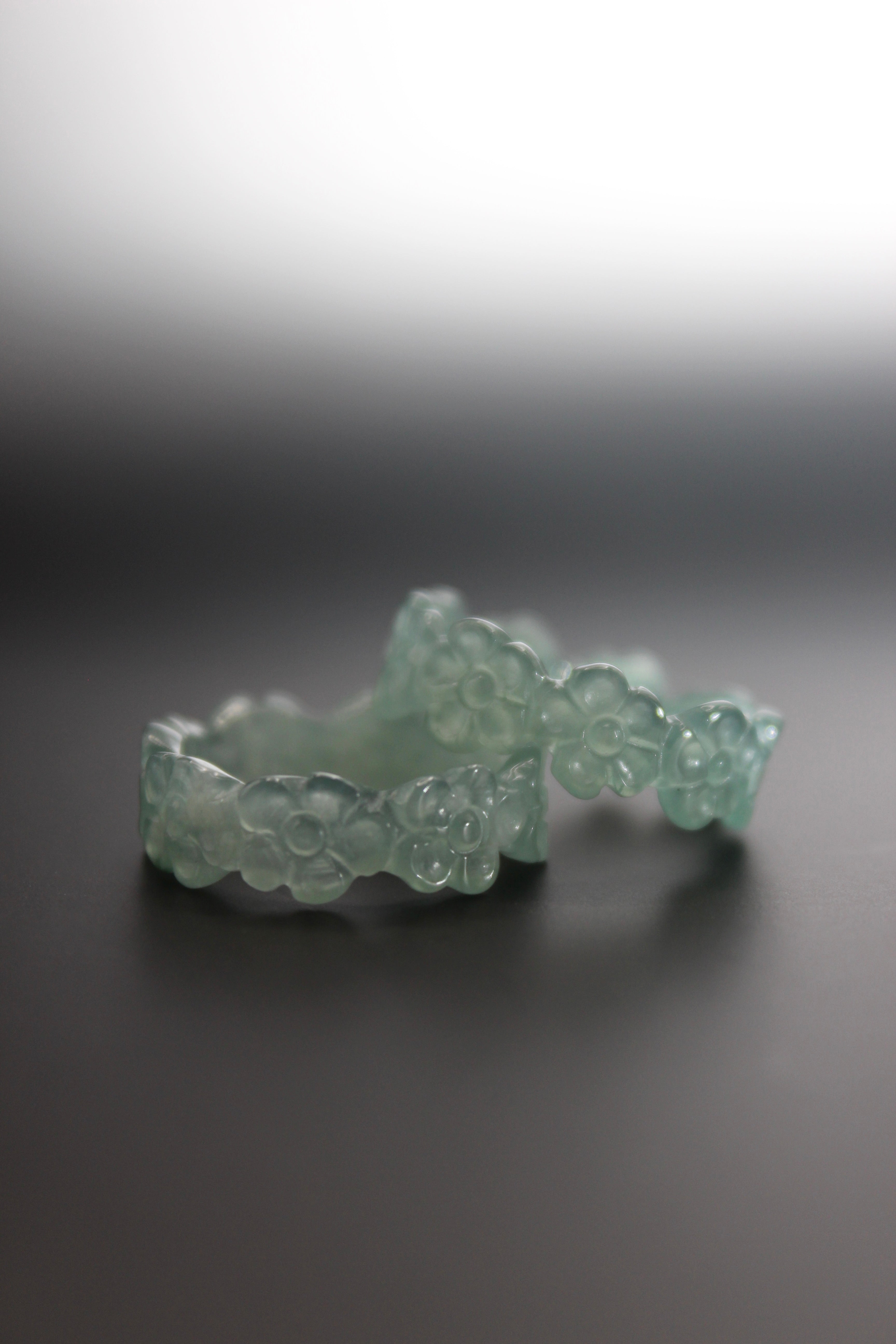 Flower Jade Ring