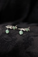 Lotus Root Dangle Earrings