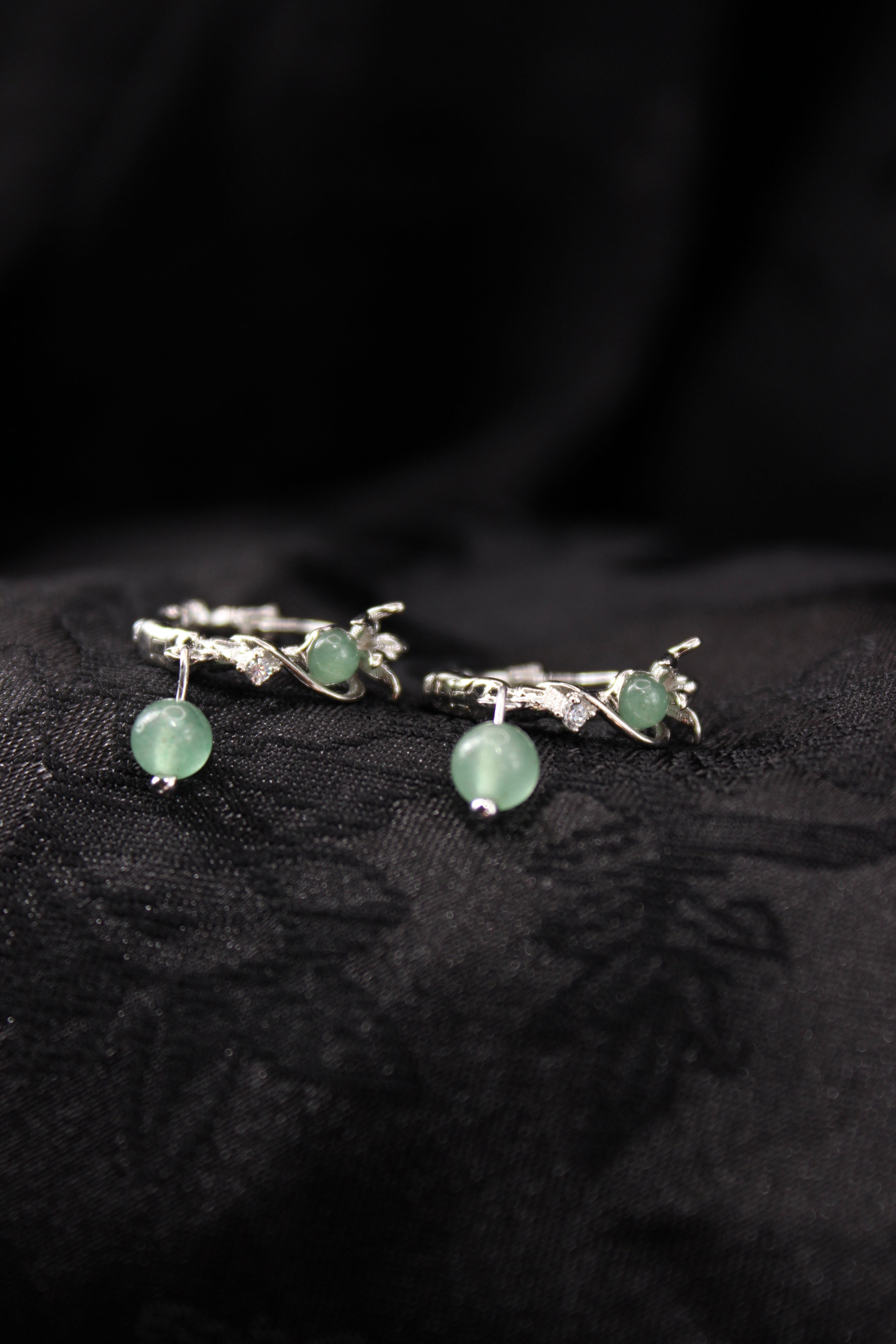 Lotus Root Dangle Earrings