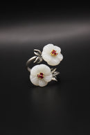 Double Blossom Ring