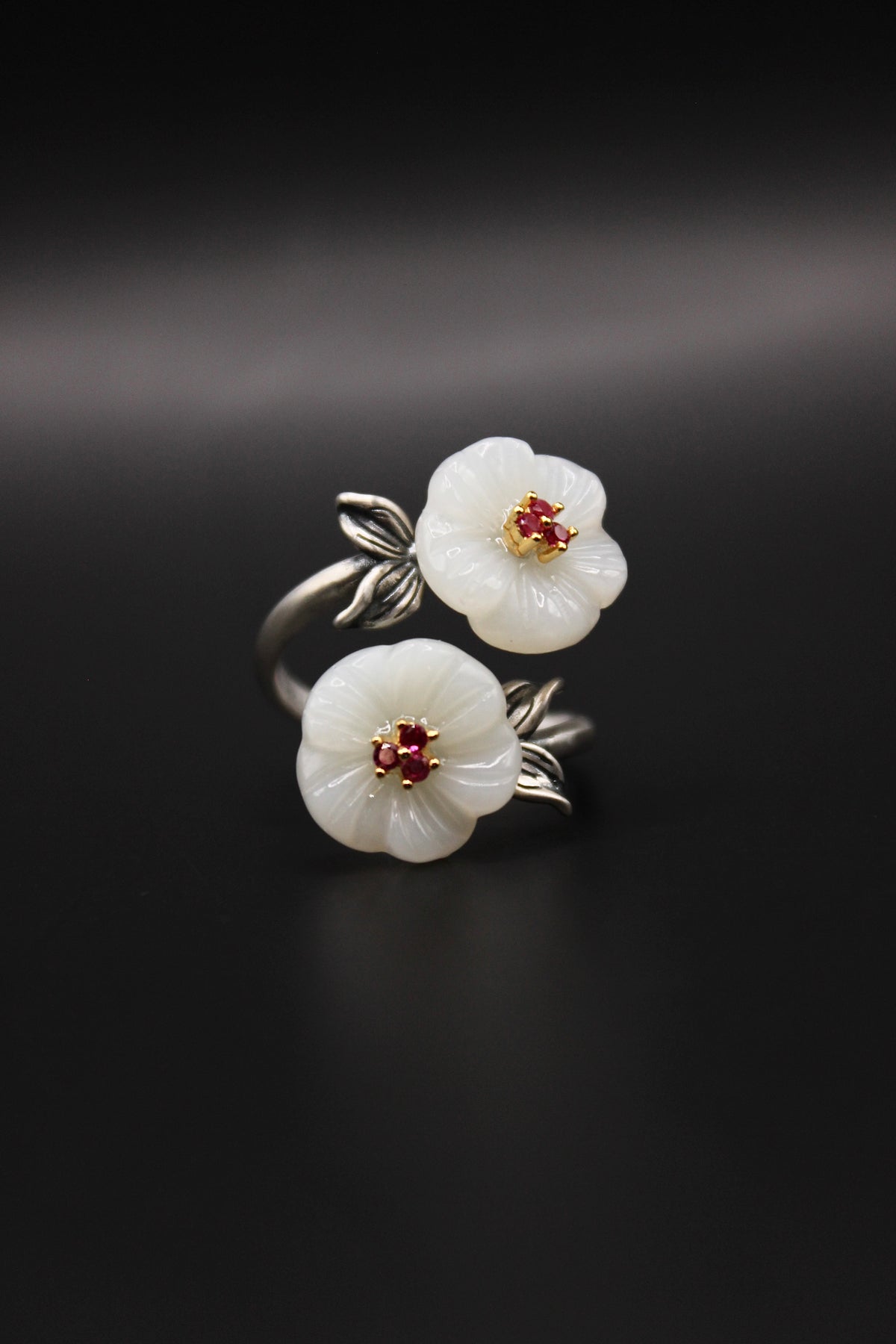 Double Blossom Ring
