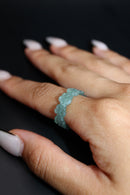 Flower Jade Ring