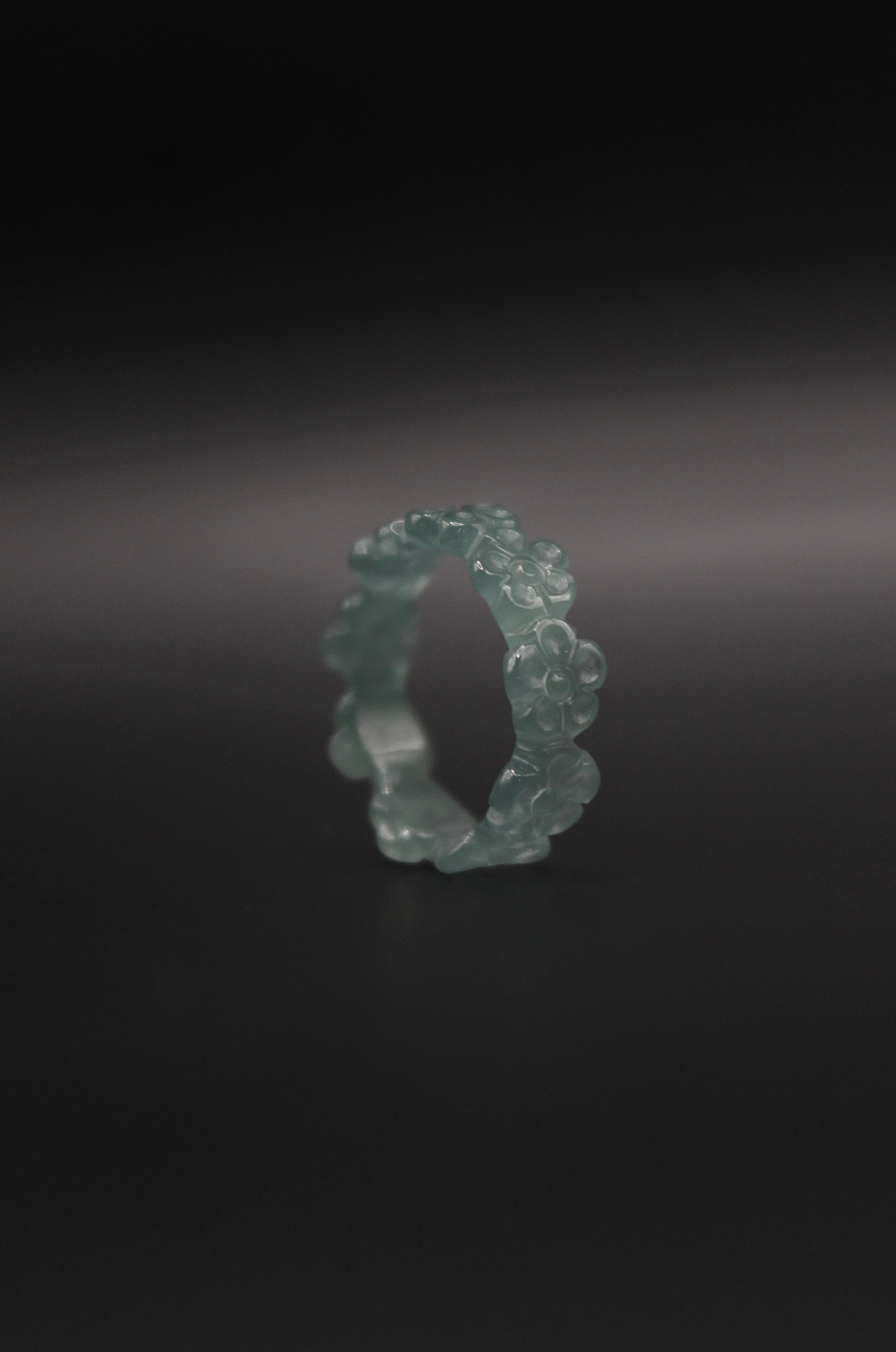 Flower Jade Ring