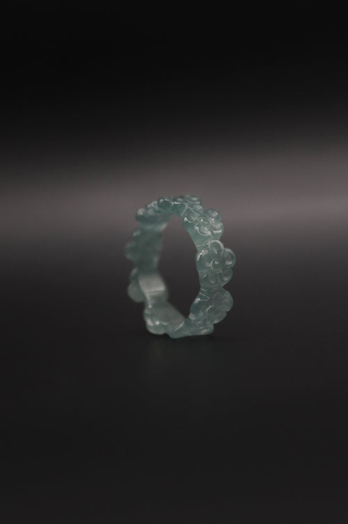 Flower Jade Ring