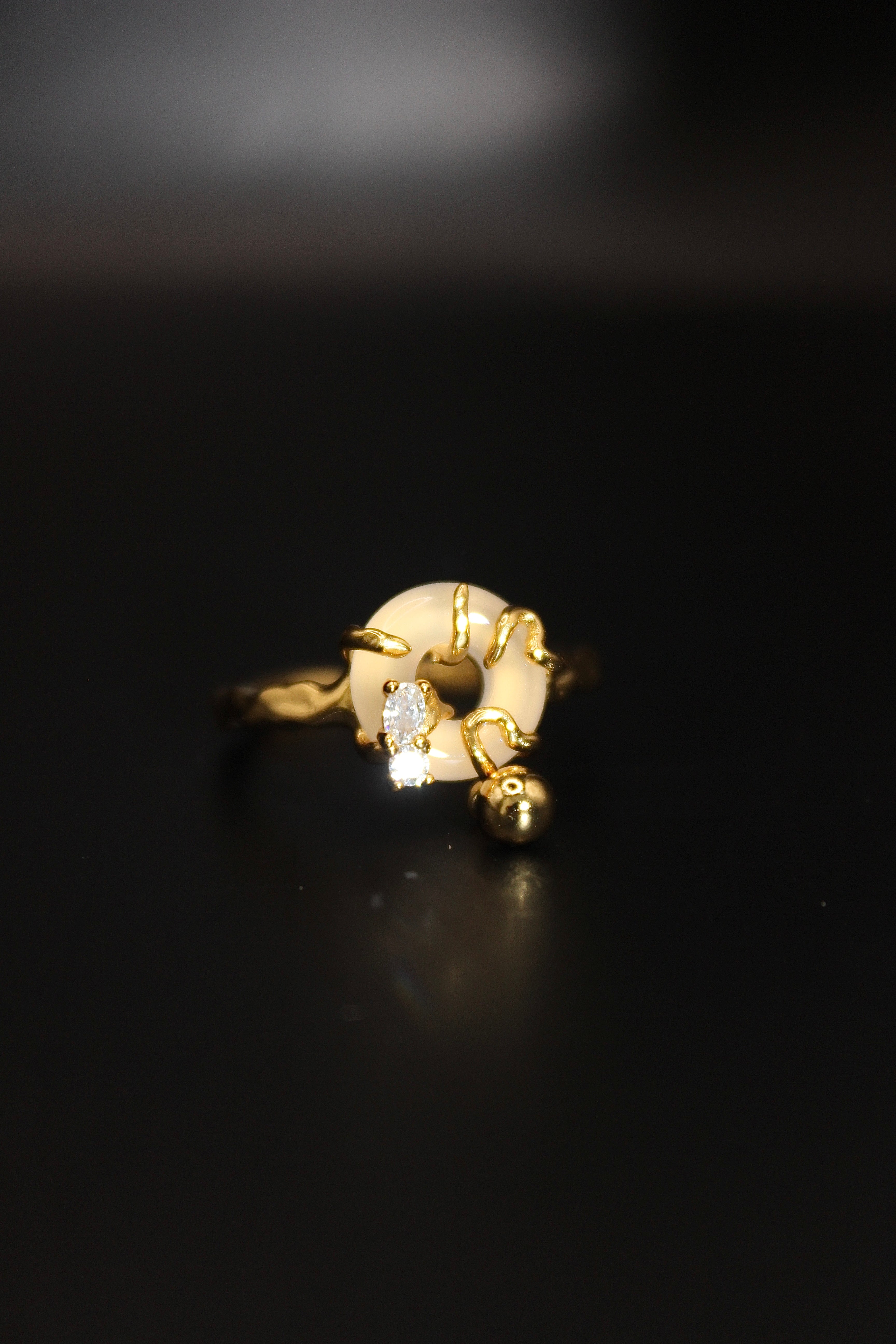 Angel’s Trumpet Jade Ring